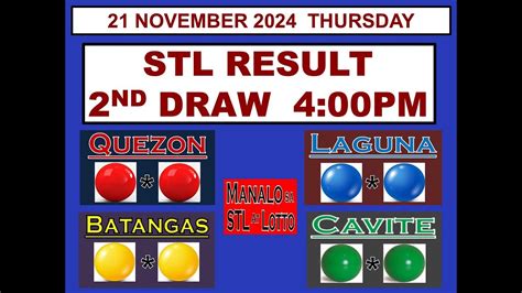 stl cavite result 2nd draw today|STL 2nd draw result live update 4pm February 11, 2024 SUNDAY.